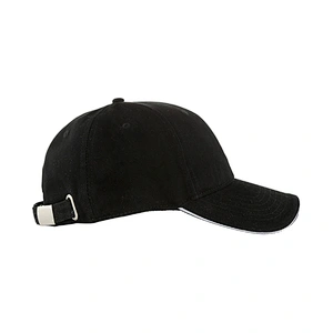 China Wholesale Custom Logo Sandwished Plain Caps Grroasin Stock