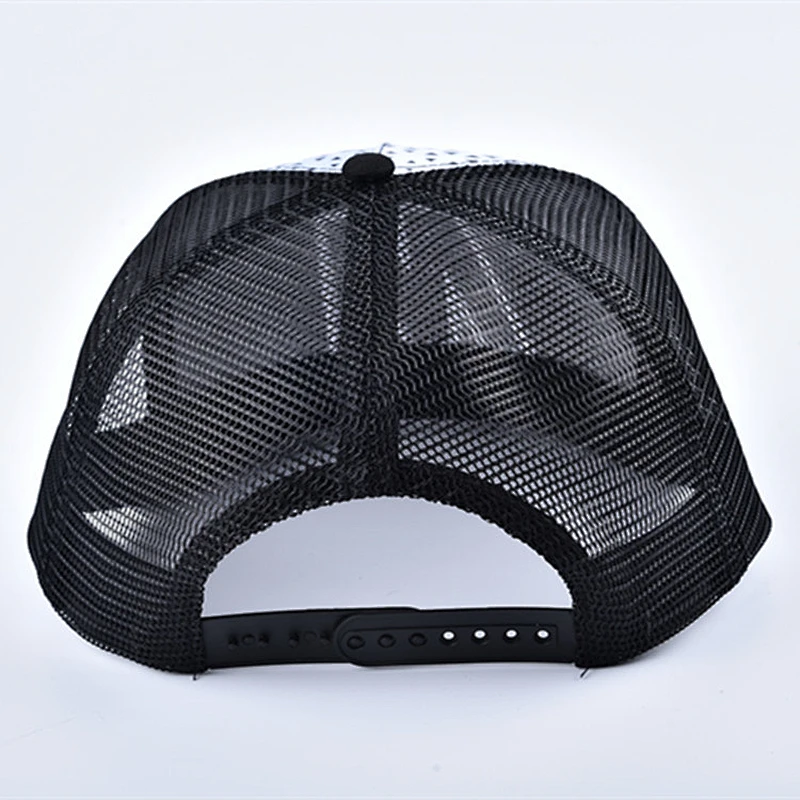 5 Panel Foam  Flat Visor Males Snap Back Truker Gorras Caps