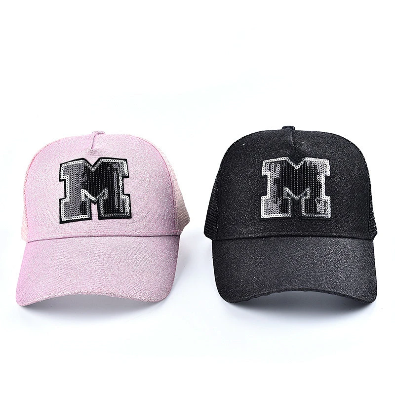 Snapback Baseball Cap For Women Summer Mesh Trucker Hat 2019 Fashion Girl