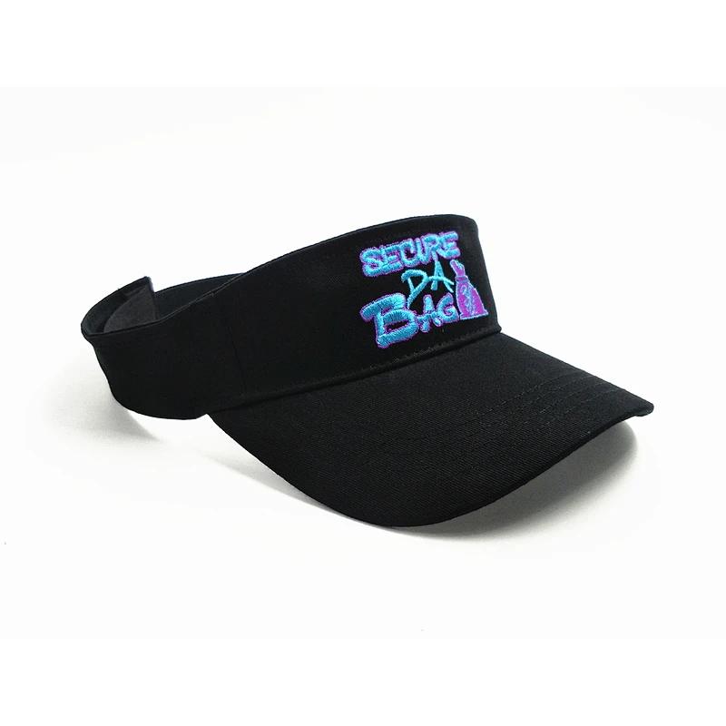 Wholesale New Stylish Top Quality golf sun visors with customized logo for women for sport