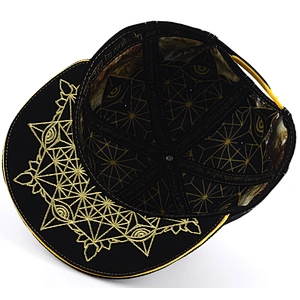 Embroidery Logo Males Gorras Flat Bill Snap Back Hat
