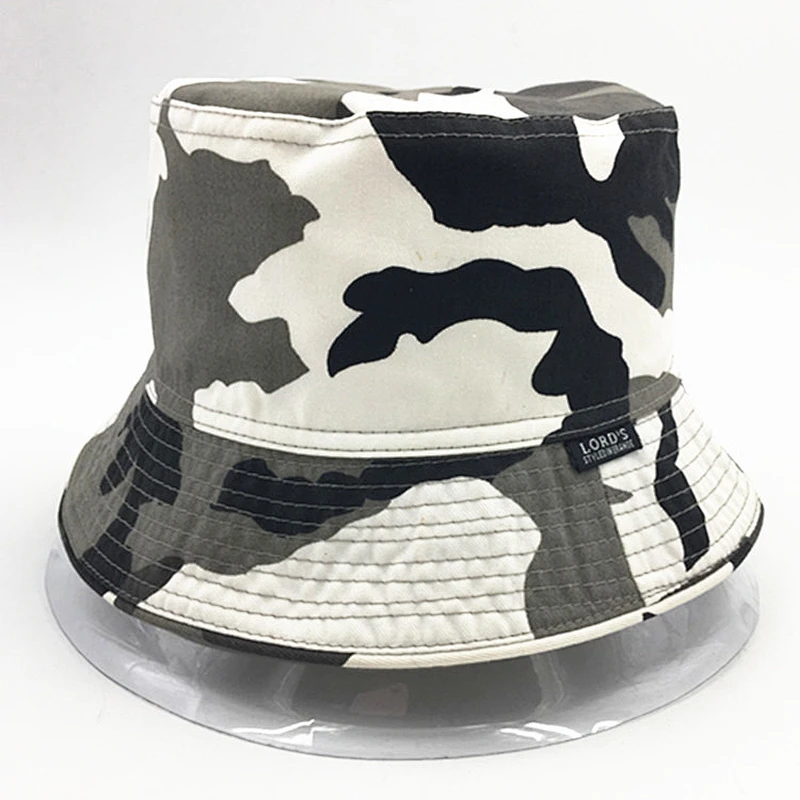 Sun Protection Fisherman hat Camouflage Bucket Cap for Teenager