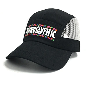 Magic Tape Baseball Cap Printing Trucker Mesh Cap Hat with Pocket