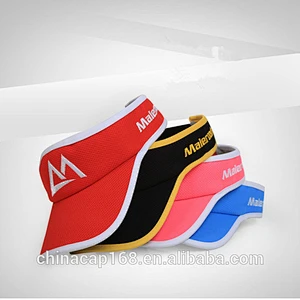 Empty top sweat-absorbent folding sun visor gorras tennis sport caps