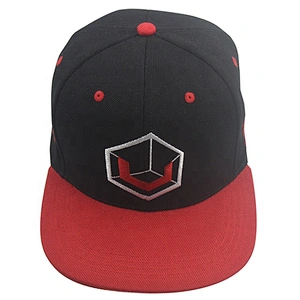 Hiphop Man Flat Bill Snap Back Cap Hat with Custom Embroidery Logo