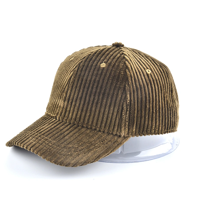 Golf Corduroy Unisex Plain Hats Custom Sport Baseball Caps