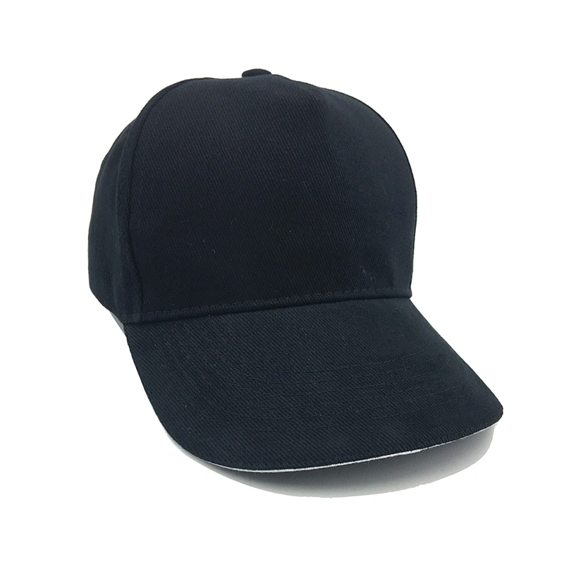 Wholesale stock plain 5 panel cap cotton twill unisex baseball cap