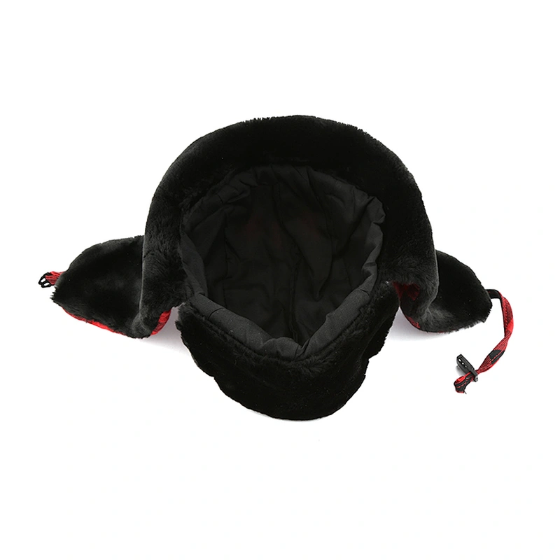 Fashion Russian Wholesale Fur Custom Winter Trapper Hat With Earflap