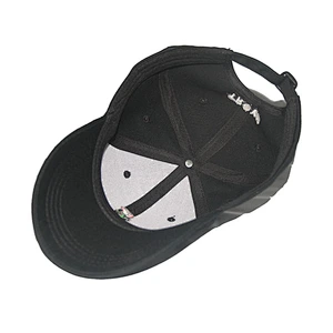 6 panel embroidered logo of rose baseball cap