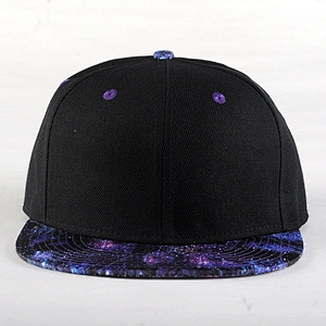 Starry Sky Pattern Wholesale  Boys Mens Snapback Plate Sport Caps