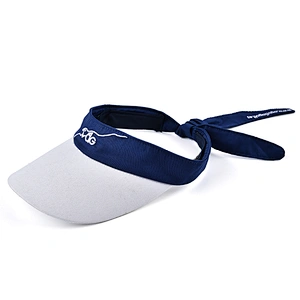 Sun Protection Adjustable Cotton Bow Tie Visor Cap Hat