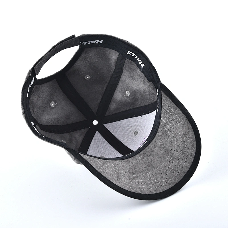 Men Custom Embroidery Logo 58cm 6 Panel Baseball Hat Sport Caps