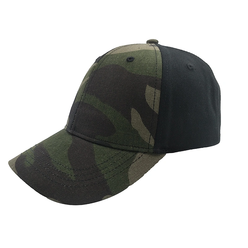 Mens embroidery logo military combat camo baseball sports cap