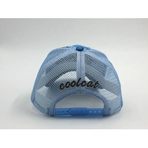 Wholesale Customized Embroidery Logo Washed Comfortable 100% Cotton Mesh Snapback Baseball Cap