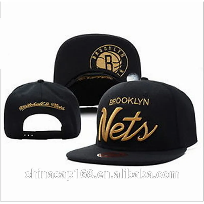 wholesale Men  Flat Brim Snap Back Gorras Caps With Embroidery Logo