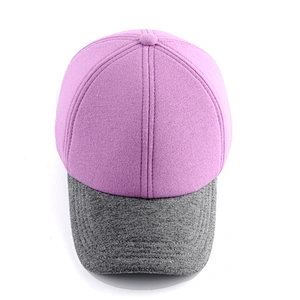 Foam fabric 6panel casquette cap plain logo hat