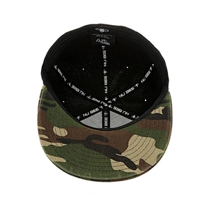 Mens Flat Bill Snapback Caps with Custom 3D Embroidery Logo