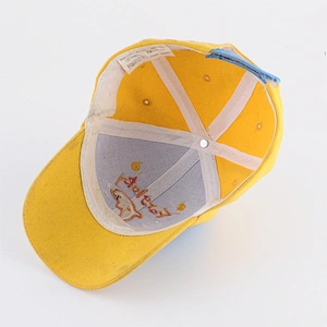 Cartoon embroidery sport hat100% cotton children baseball cap
