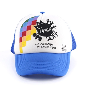 Wholesale trucker hats heat transfer printing foam and mesh caps