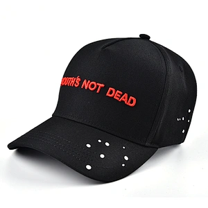 2019 Newest Fashion Embroidery Black Baseball Cap Hat