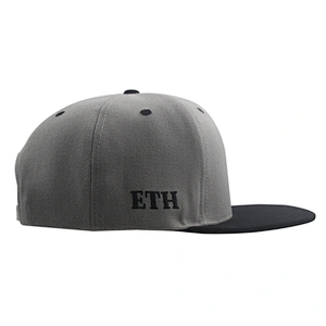 Custom embroidered logo cap flat brim men 100% acrylic snapback hat