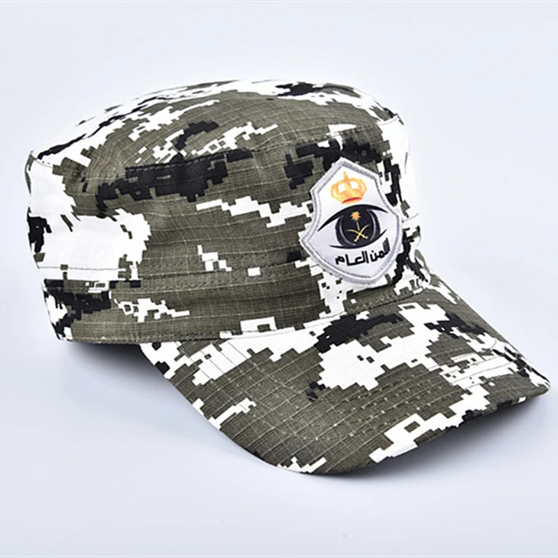Factory Men Combat Caps Flat Top Military Uniforms Pilot Hat Cap