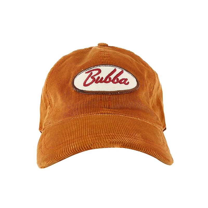 Factory Wholesale Applique 6- Panel Corduroy Baseball Sport Winter Hat Cap