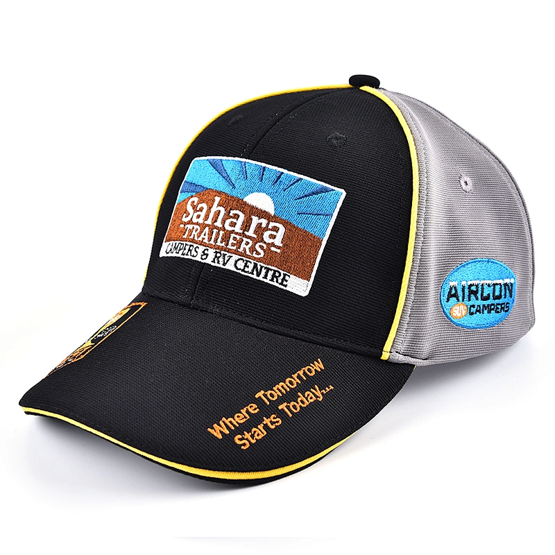OEM hot sale embroidery logo curve brim custom twill cotton dad hat 6 panel baseball caps manufacturers