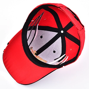 Professional custom made cotton twill 6 panel structured sports baseball cap and hat with embroidered patch