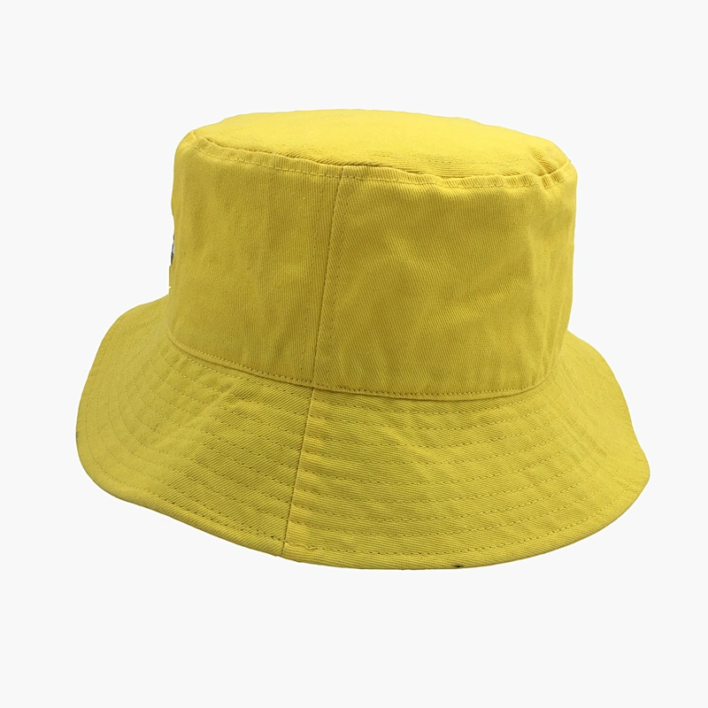 2019 Embroidery Logo Fisherman Hat Cotton Bucket Hat