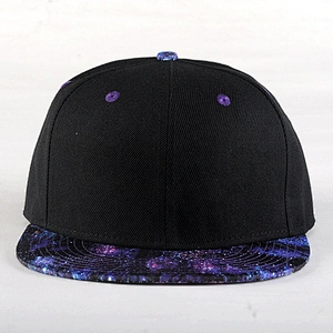 Fashion Flower Starry Sky hats and caps men Flat Brim Snapback Caps