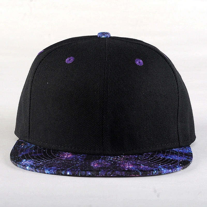 Fashion Flower Starry Sky hats and caps men Flat Brim Snapback Caps