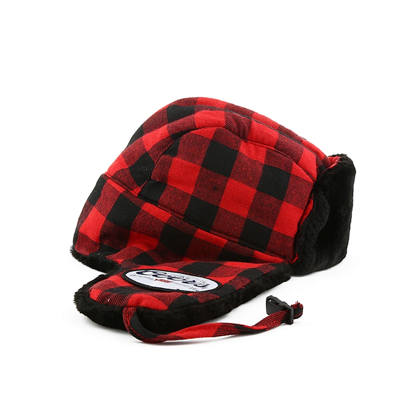 Fashion Russian Wholesale Fur Custom Winter Trapper Hat With Earflap