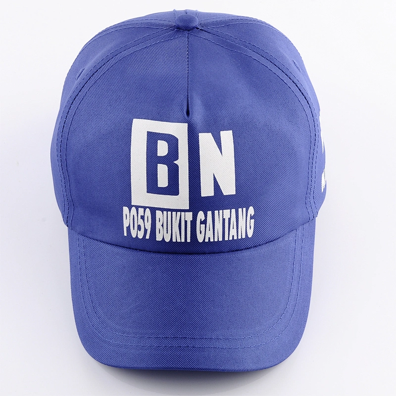 Promotional cheap 100%polyster hat 5 panel print baseball caps