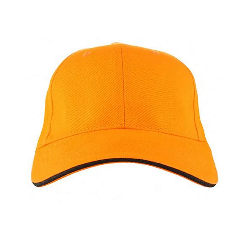 Promotional  Applied 6 Panel Baseball Cap Plain Sport Gorras  without Logo