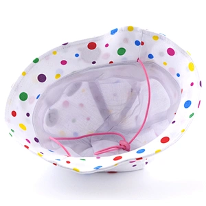 Cartoon custom kids bucket hat children fishing cap with cute ears