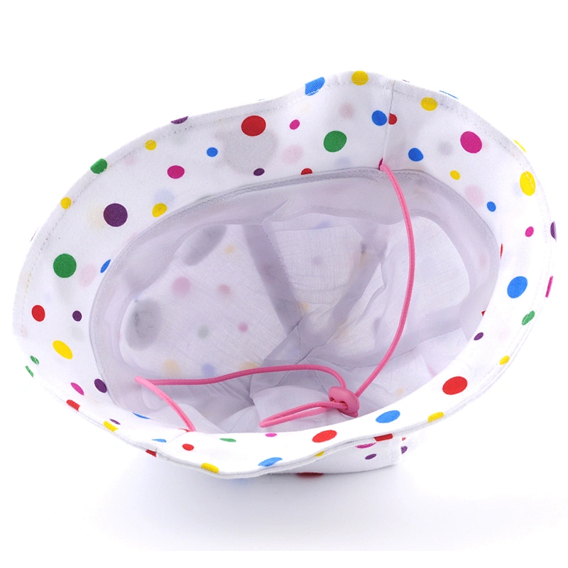 Cartoon custom kids bucket hat children fishing cap with cute ears