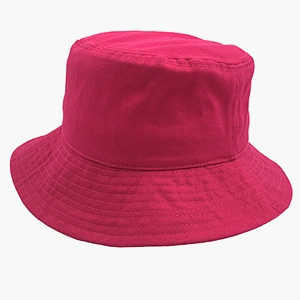 Sun Protection Women Fisherman Hat Custom Embroidery Bucket Cap