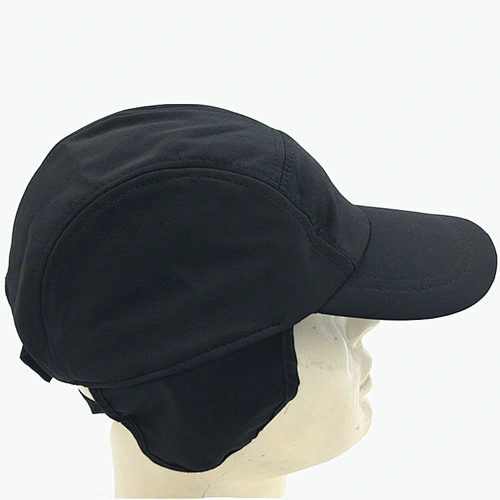 Dry Fit Polar Fleece Low Profile Winter Cap With Earflaps