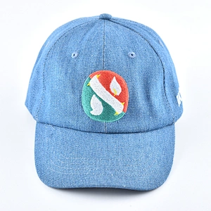 Unstructured jean cotton baseball hats and caps men sports caps