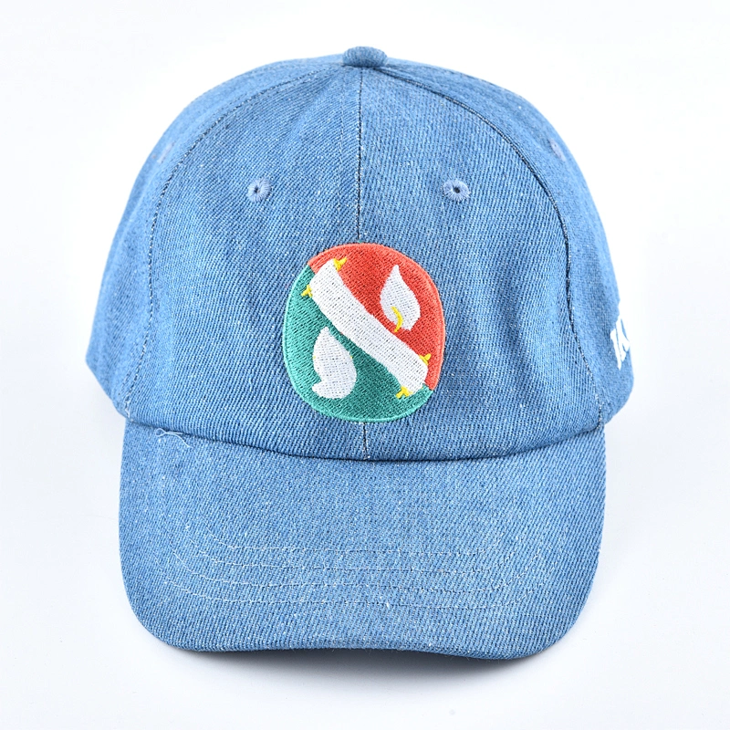 Unstructured jean cotton baseball hats and caps men sports caps