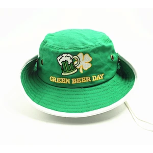 Wide brim good sunshade cotton Bucket Hat with Customized logo