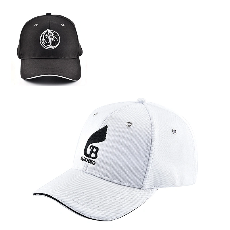 6 panel baseball golf cap wholesale factory good quality with embroidery logo