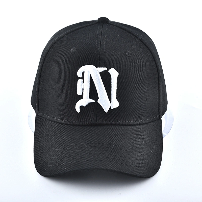 3D Embroidered logo Hats 6 Panel Curved Brim Cotton unisex Baseball Casquette