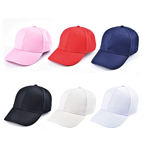 manufacturer wholesale promotional high quality blank 100% cotton baseball cap & hat from china with stock