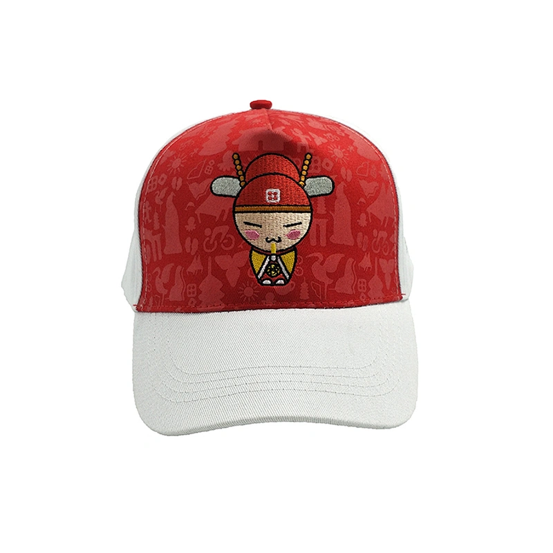 Wholesale hats with Embroidered logo 5 panel baseball cap