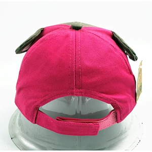 Children/kids cute caps sun hats with ear and bear embroidery logo wholesale in China