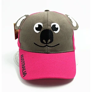 Children/kids cute caps sun hats with ear and bear embroidery logo wholesale in China