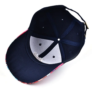 Custom Logo Digital Print Copper Buckle Sport Baseball Hats And Caps Men
