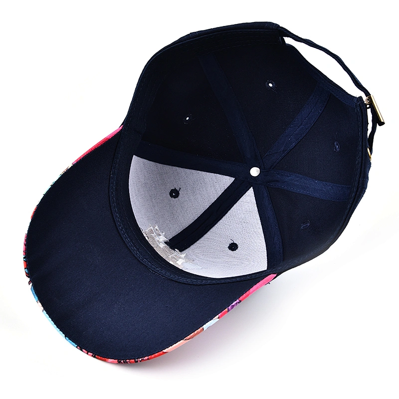 Custom Logo Digital Print Copper Buckle Sport Baseball Hats And Caps Men